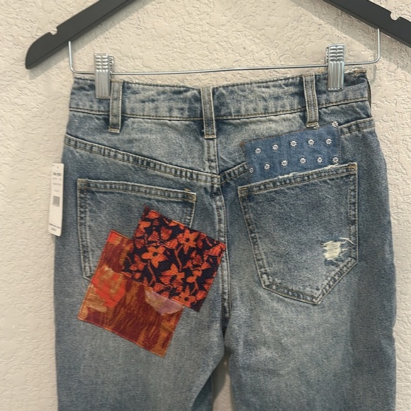 Free people orange blossom bootcut jeans size 24 NWT - Picture 9 of 11